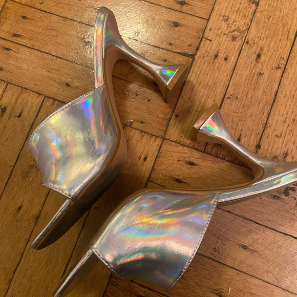 Iridescent Heels // Disco Costume Heels - Picture 7 of 7